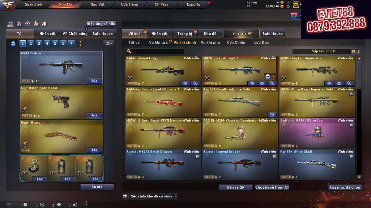 shop acc cf uy tin gia re
